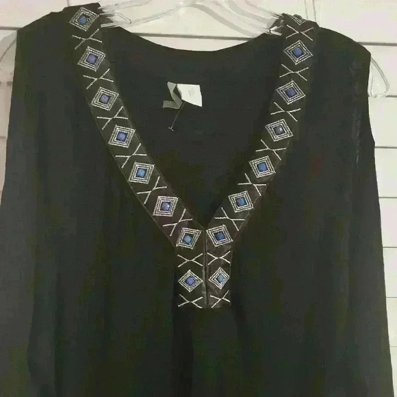 NEW Derictions Dress Size: M Solid Black - Picture 2 of 3